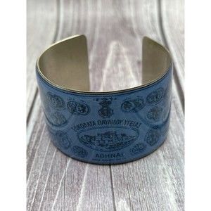 Pavlidou Greek Traditional Chocolate Bars Handmade Recycled Bracelet Cuff